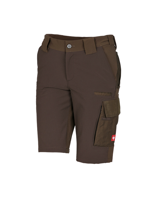 Pracovní kalhoty: Funkční short e.s.dynashield, dámské + lískový oříšek/kaštan 2
