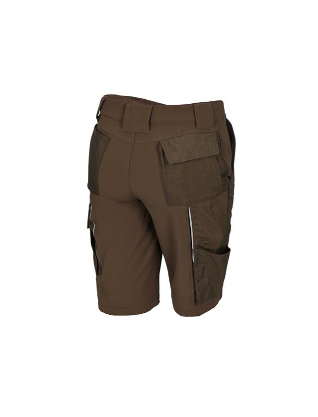 Pracovní kalhoty: Funkční short e.s.dynashield, dámské + lískový oříšek/kaštan 3