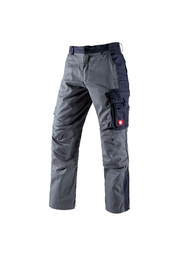 Pracovní kalhoty: Kalhoty do pasu e.s.active + šedá/tmavomodrá 2