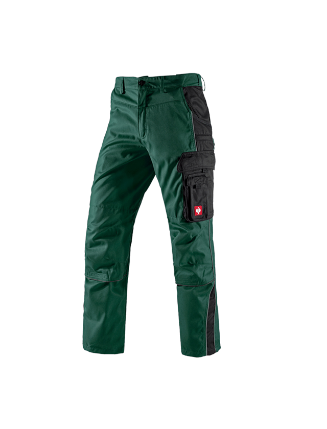 Pracovní kalhoty: Kalhoty do pasu e.s.active + zelená/černá 2
