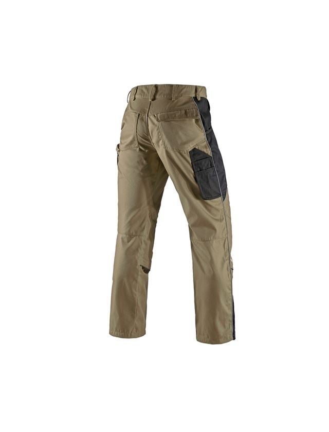 Pracovní kalhoty: Kalhoty do pasu e.s.active + khaki/černá 3