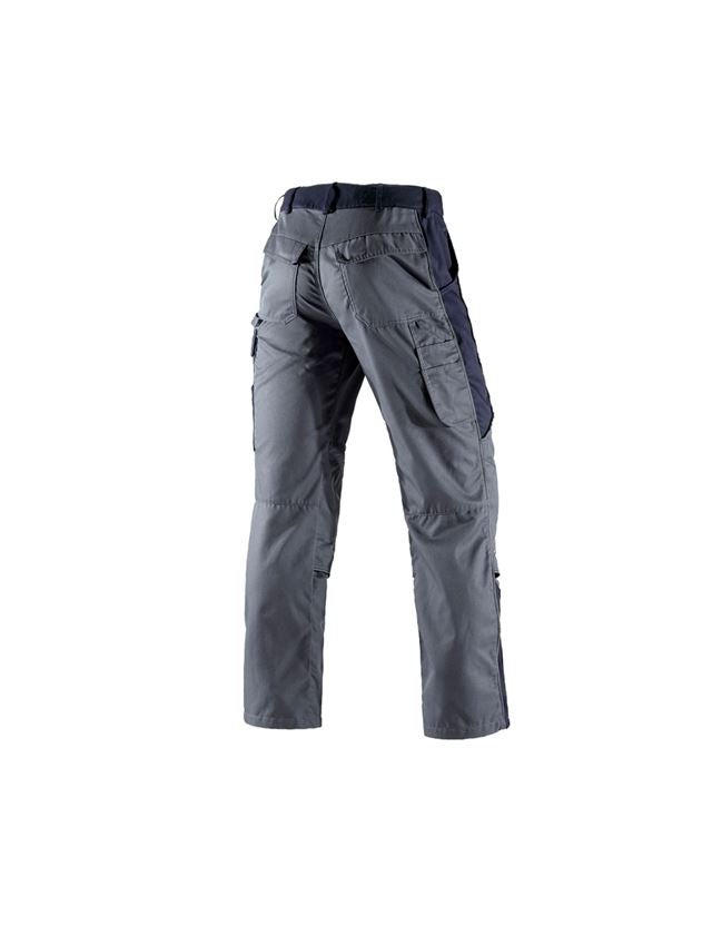 Pracovní kalhoty: Kalhoty do pasu e.s.active + šedá/tmavomodrá 3
