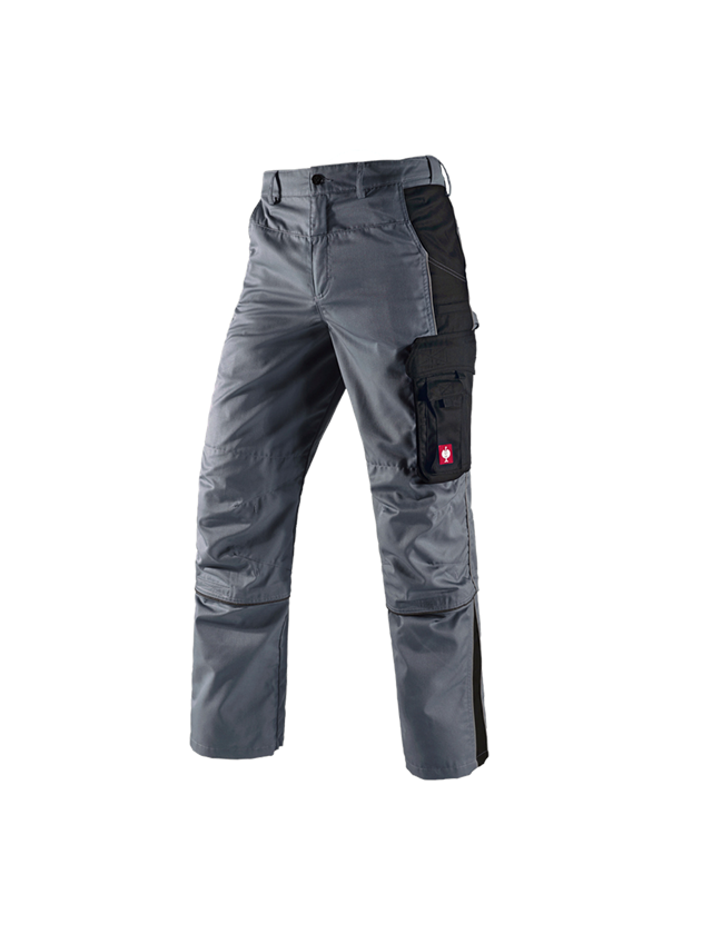 Instalatéři: Zip-off Kalhoty e.s.active + šedá/černá 2