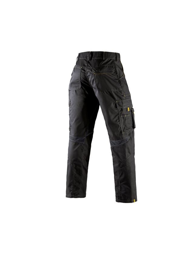 Pracovní kalhoty: Kalhoty do pasu e.s.akzent + černá/žlutá 3