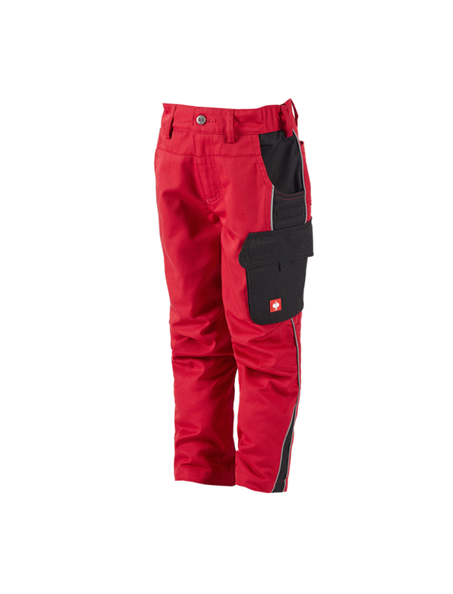 Témata: Dětské kalhoty do pasu e.s.active + červená/černá