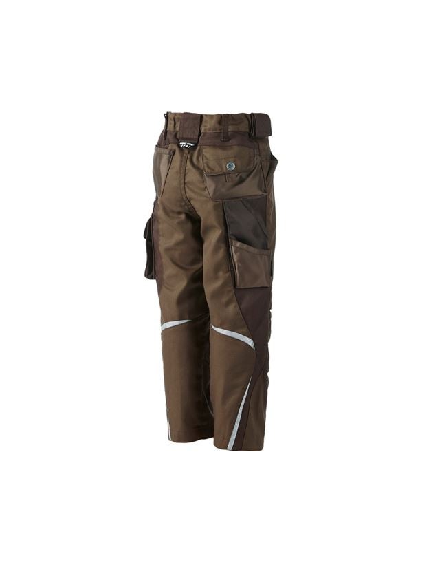 Kalhoty: Dětské kalhoty do pasu e.s.motion, zimní + lískový oříšek/kaštan 1