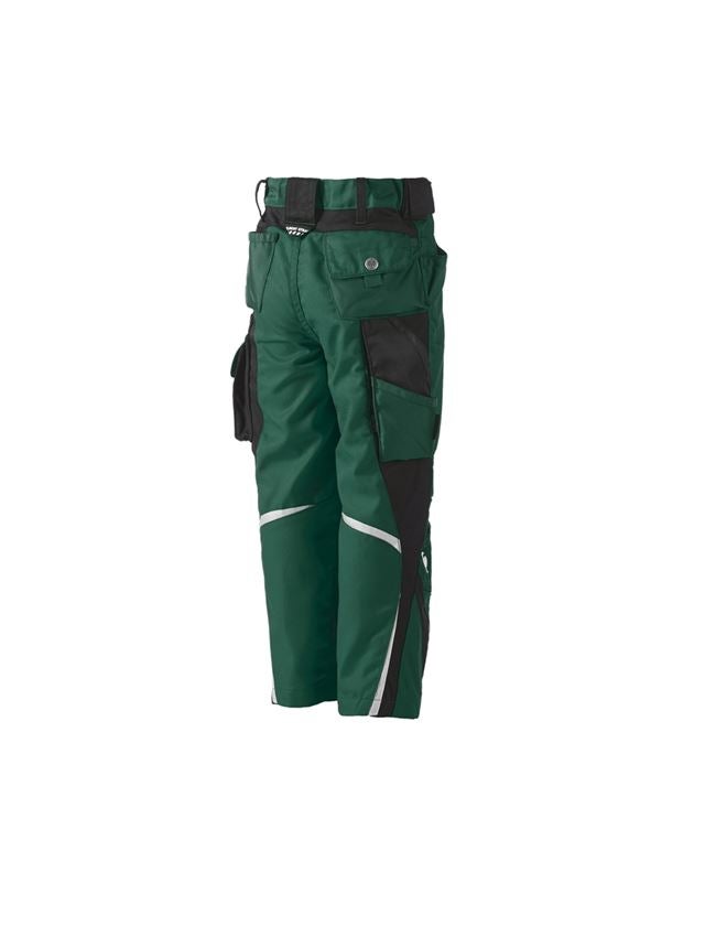 Kalhoty: Dětské kalhoty do pasu e.s.motion, zimní + zelená/černá 1