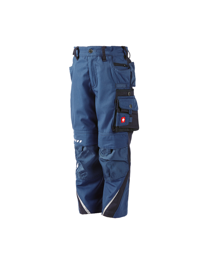Kalhoty: Dětské kalhoty do pasu e.s.motion, zimní + kobalt/pacifik