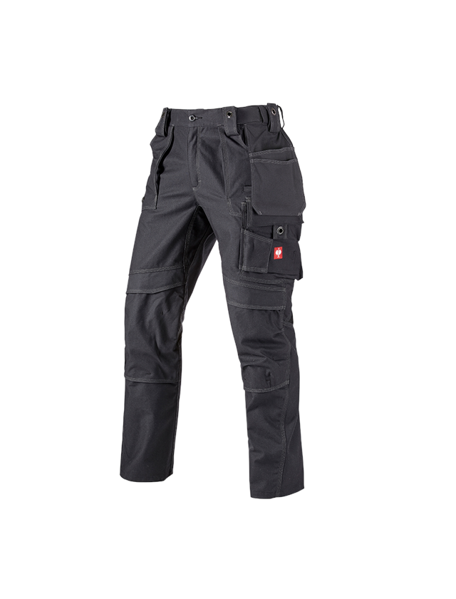 Pracovní kalhoty: Kalhoty do pasu e.s.roughtough tool-pouch + černá 2