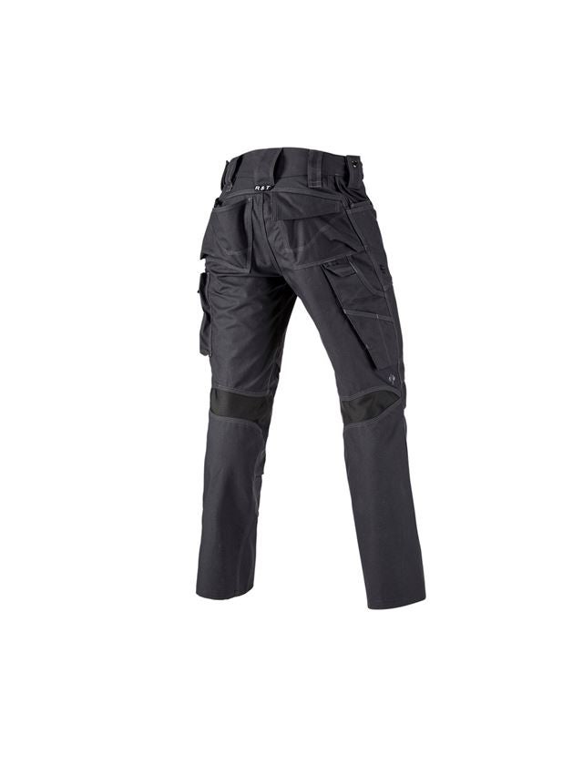 Pracovní kalhoty: Kalhoty do pasu e.s.roughtough tool-pouch + černá 3