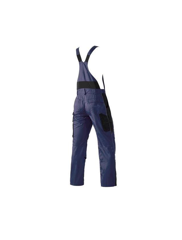 Pracovní kalhoty: Kalhoty s laclem e.s.active + tmavomodrá/černá 3