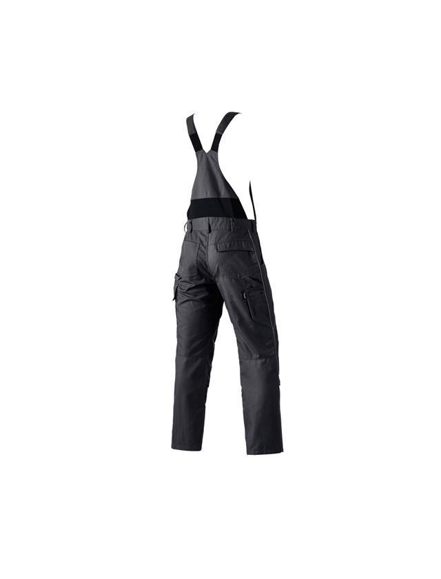 Pracovní kalhoty: Kalhoty s laclem e.s.prestige + černá 3