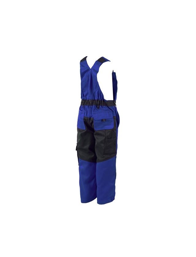 Kalhoty: Dětské kalhoty s laclem e.s.image + modrá chrpa/černá 3