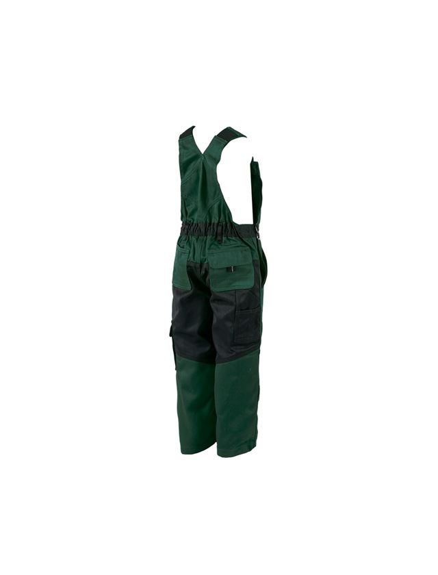 Kalhoty: Dětské kalhoty s laclem e.s.image + zelená/černá 3
