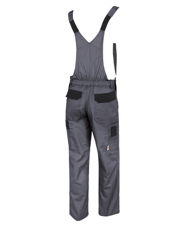Pracovní kalhoty: STONEKIT Kalhoty s laclem Odense + šedá/černá 1