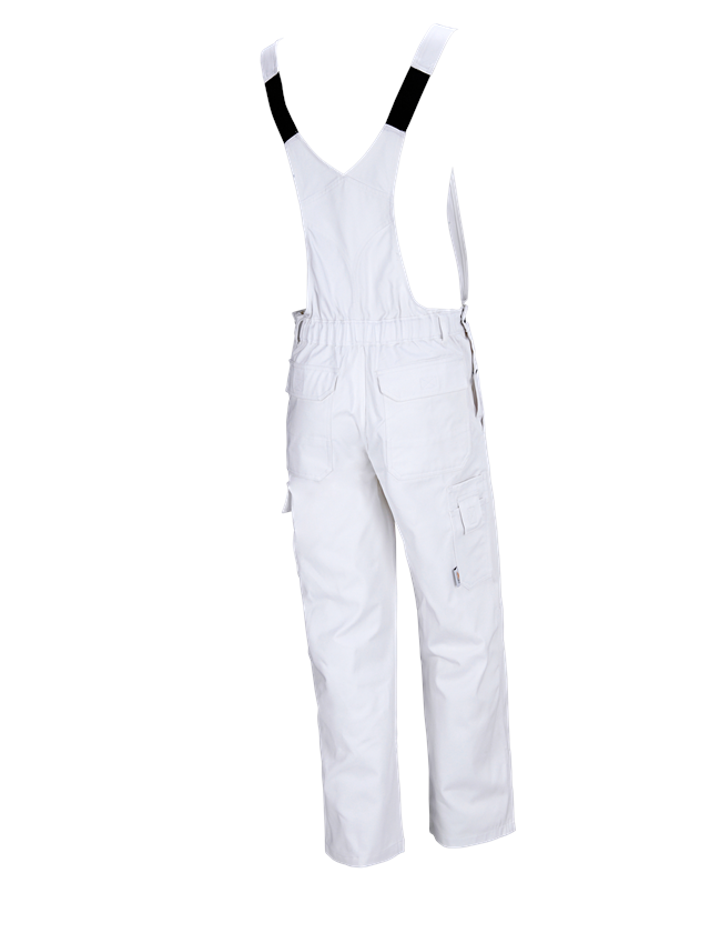 Pracovní kalhoty: STONEKIT Kalhoty s laclem Aalborg + bílá 1