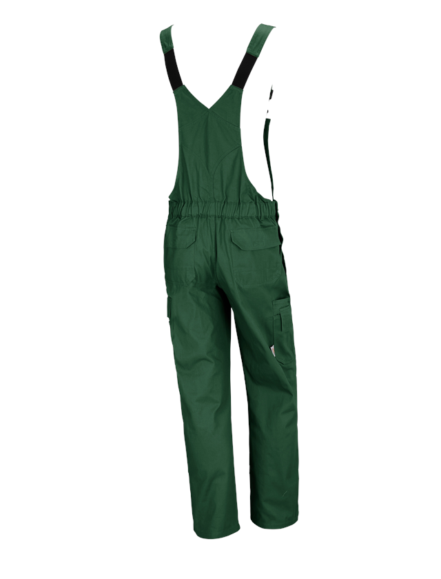 Pracovní kalhoty: STONEKIT Kalhoty s laclem Aalborg + zelená 1