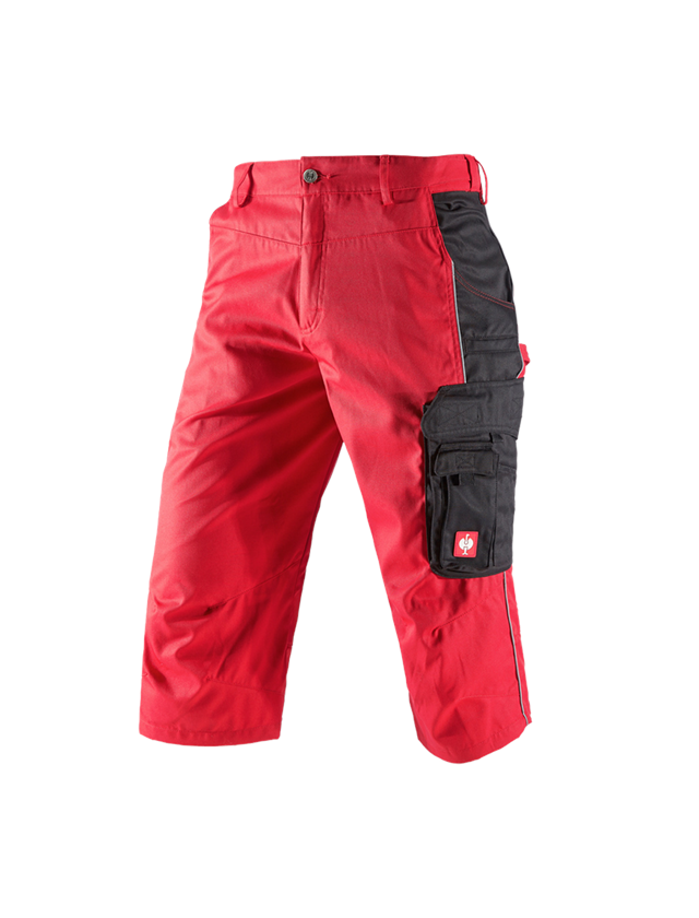 Pracovní kalhoty: e.s.active pirátské kalhoty + červená/černá 2