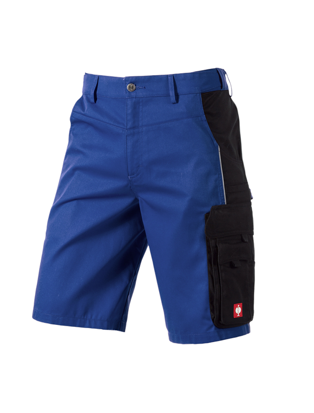 Pracovní kalhoty: Šortky e.s.active + modrá chrpa/černá 2