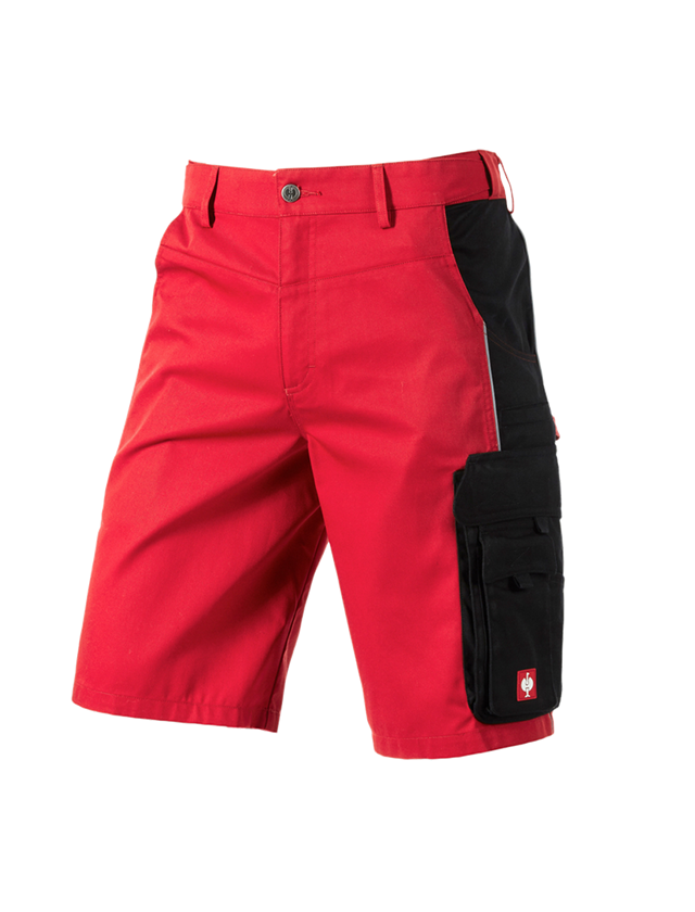 Pracovní kalhoty: Šortky e.s.active + červená/černá 2