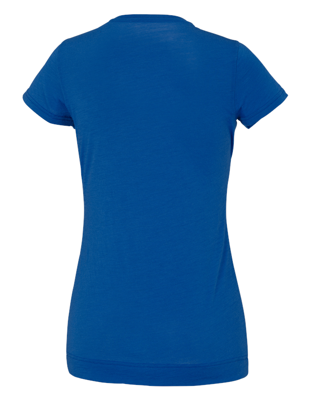 Trička | Svetry | Košile: e.s. Tričko Merino light, dámské + enciánově modrá 1