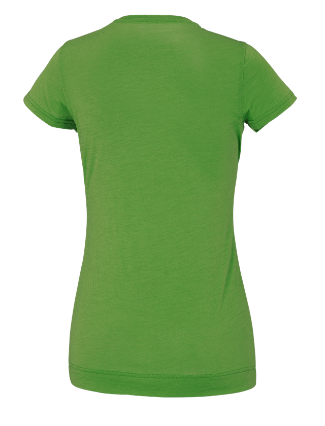 Trička | Svetry | Košile: e.s. Tričko Merino light, dámské + mořská zelená 1
