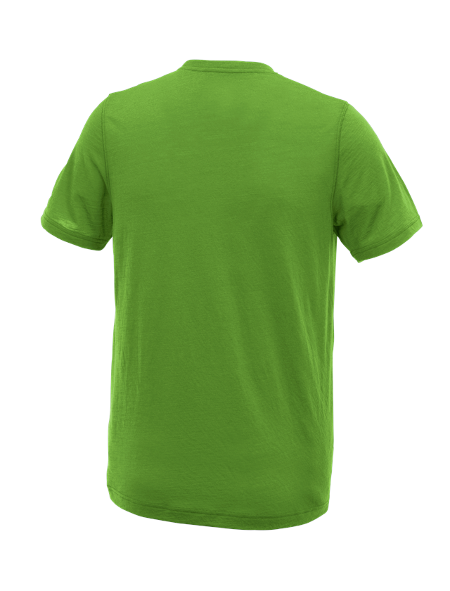 Trička, svetry & košile: e.s. Tričko Merino light + mořská zelená 3