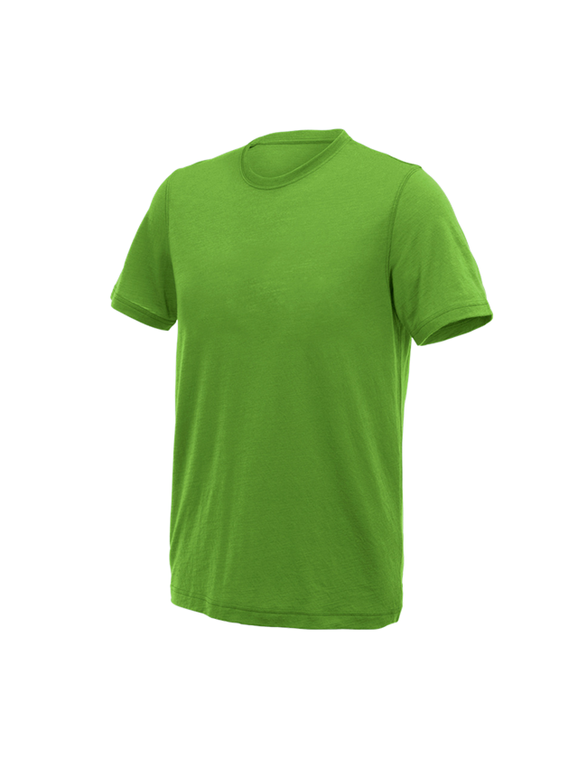 Trička, svetry & košile: e.s. Tričko Merino light + mořská zelená 2