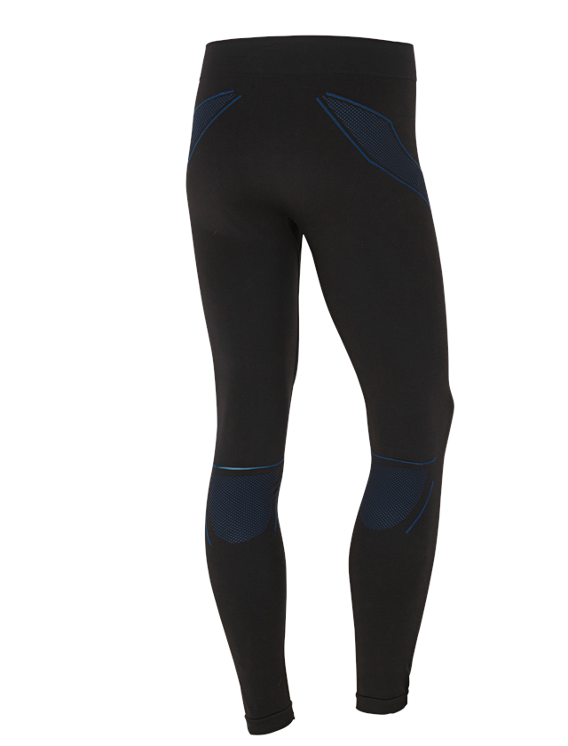 Spodní prádlo | Termo oblečení: e.s. Funkční-Long Pants seamless-warm + černá/enciánově modrá 2