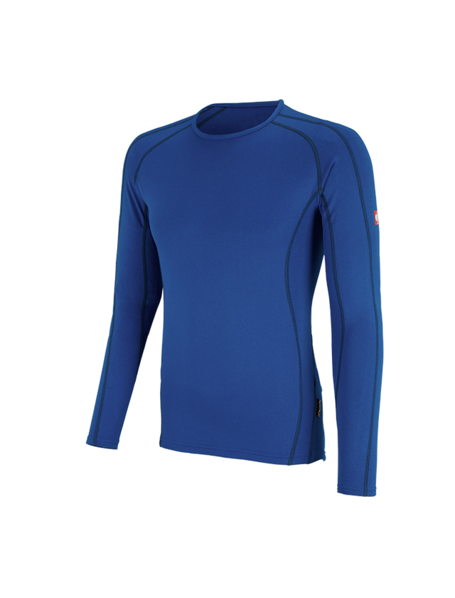 Spodní prádlo | Termo oblečení: e.s. Funkční-Longsleeve clima-pro, warm, pánské + enciánově modrá 2