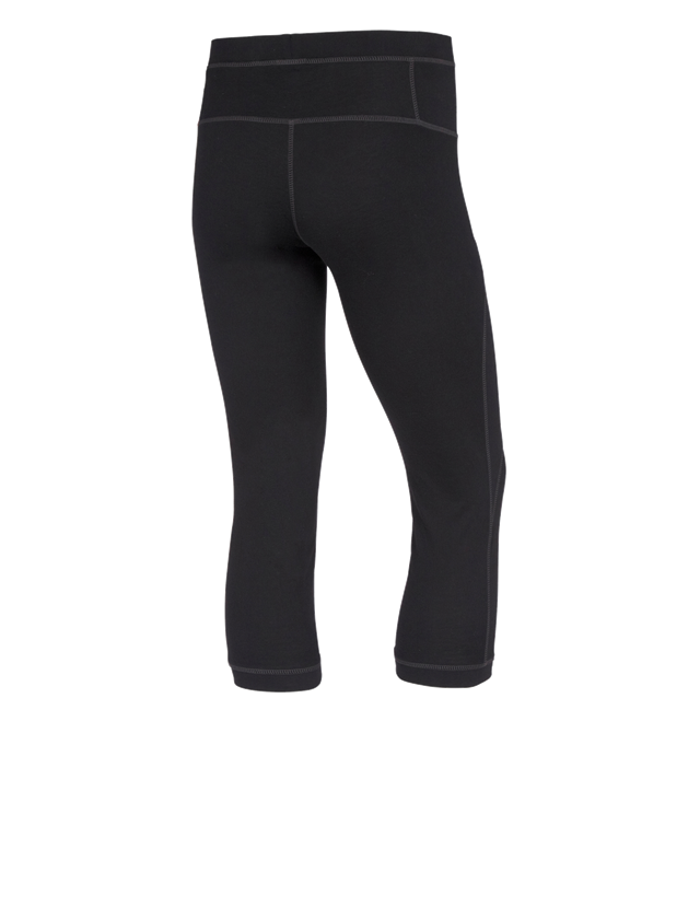 Spodní prádlo | Termo oblečení: e.s. Funkční-3/4 Pants basis-warm + černá 3