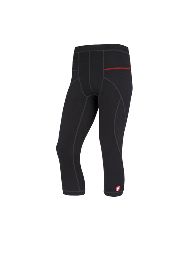 Spodní prádlo | Termo oblečení: e.s. Funkční-3/4 Pants basis-warm + černá 2