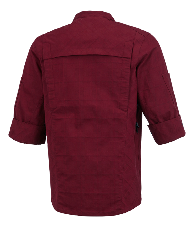 Trička, svetry & košile: Pracovní bunda s krátkými rukávy e.s.fusion,pánská + rubínová 1
