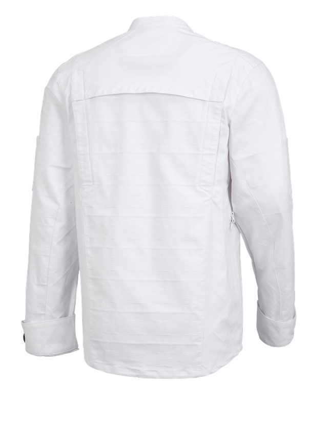 Trička, svetry & košile: Pracovní bunda s dlouhými rukávy e.s.fusion,pánská + bílá 1
