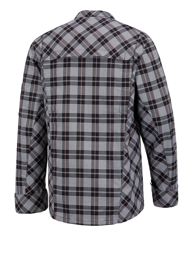 Trička, svetry & košile: Pracovní bunda s dlouhými rukávy e.s.fusion,pánská + černá/bílá/červená 1