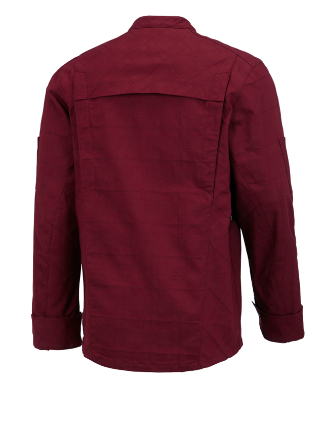 Trička, svetry & košile: Pracovní bunda s dlouhými rukávy e.s.fusion,pánská + rubínová 1