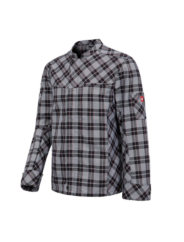 Trička, svetry & košile: Pracovní bunda s dlouhými rukávy e.s.fusion,pánská + černá/bílá/červená