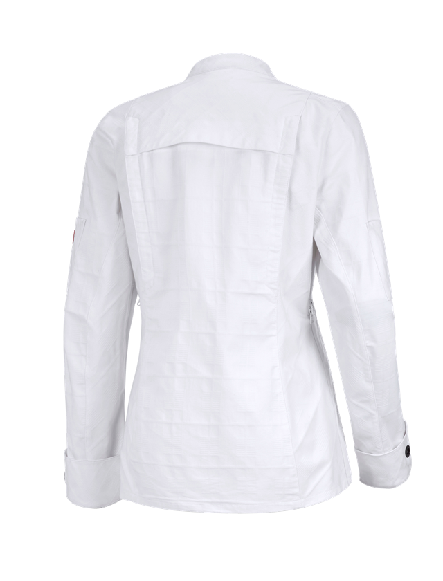 Pracovní bundy: Pracovní bunda s dlouhými rukávy e.s.fusion,dámská + bílá 1