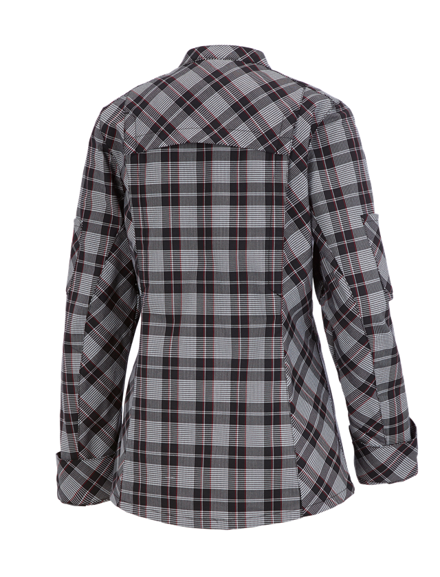 Trička | Svetry | Košile: Pracovní bunda s dlouhými rukávy e.s.fusion,dámská + černá/bílá/červená 1