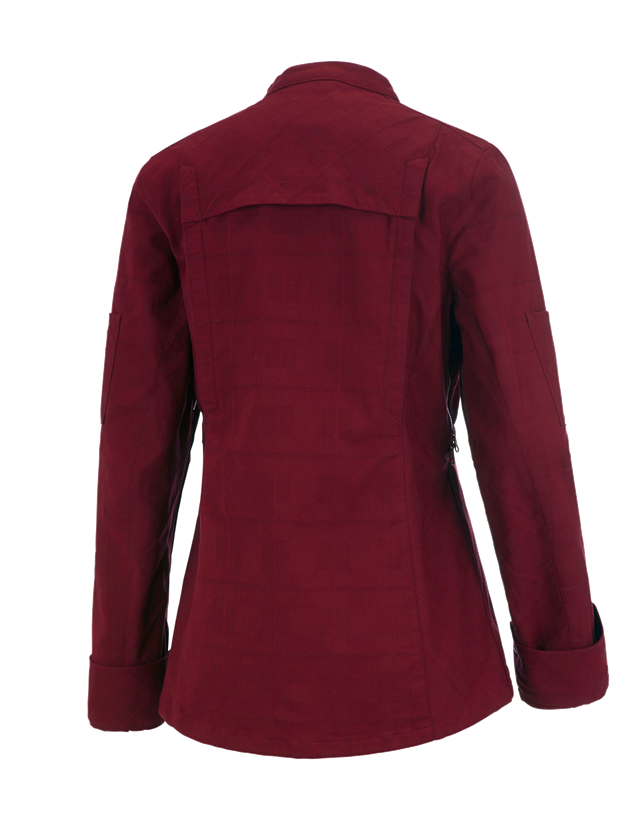 Trička | Svetry | Košile: Pracovní bunda s dlouhými rukávy e.s.fusion,dámská + rubínová 1