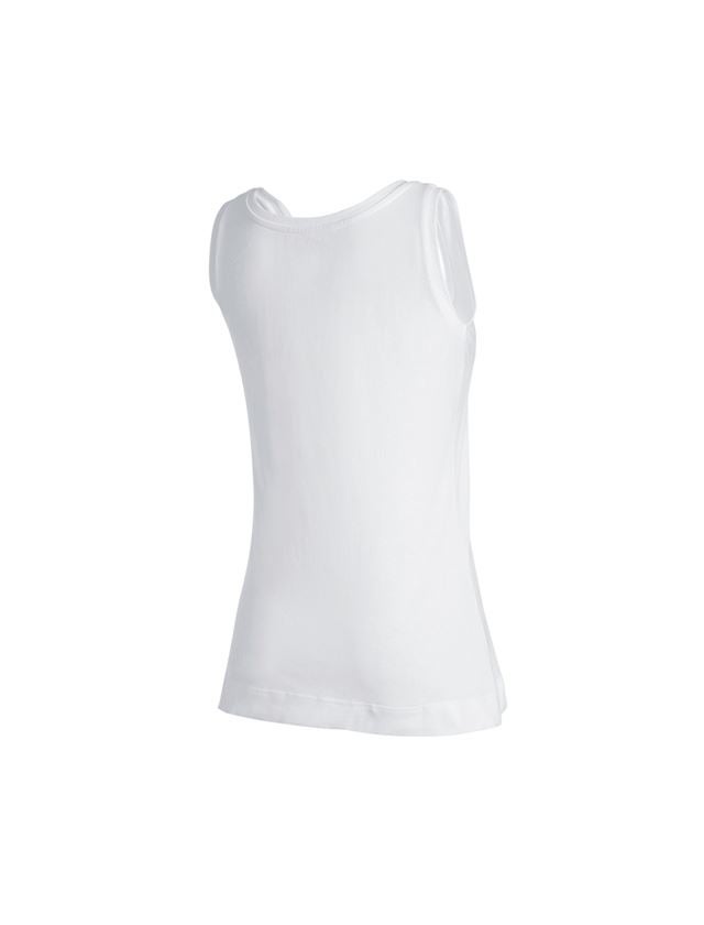Trička | Svetry | Košile: e.s. Tílko cotton stretch, dámské + bílá 3