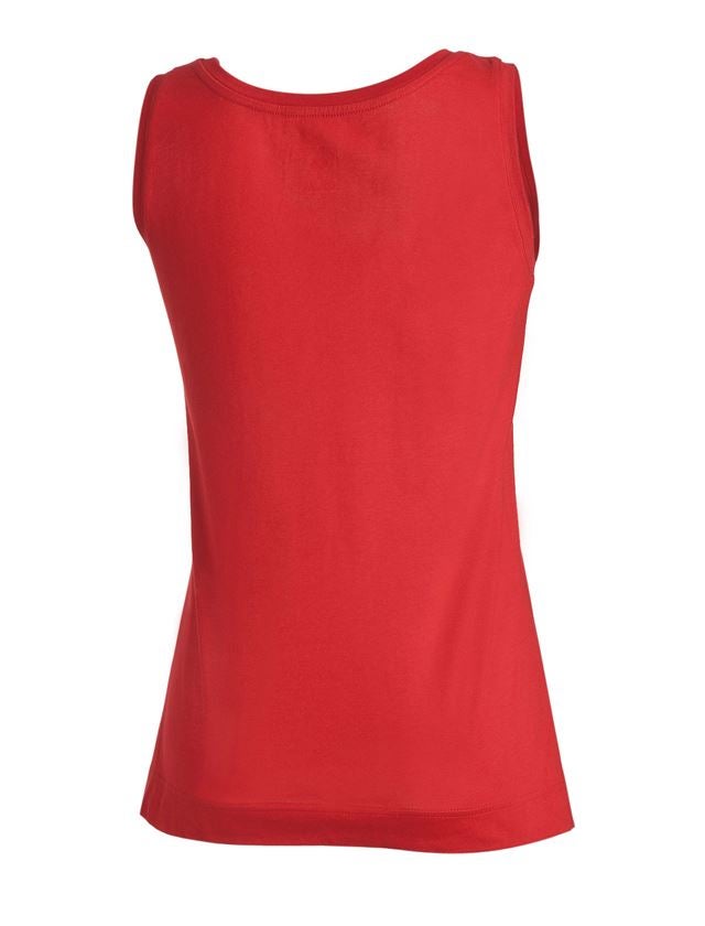 Trička | Svetry | Košile: e.s. Tílko cotton stretch, dámské + ohnivě červená 2