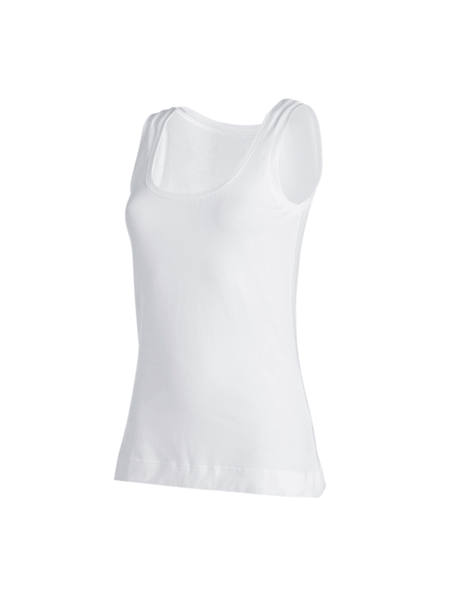 Trička | Svetry | Košile: e.s. Tílko cotton stretch, dámské + bílá 2