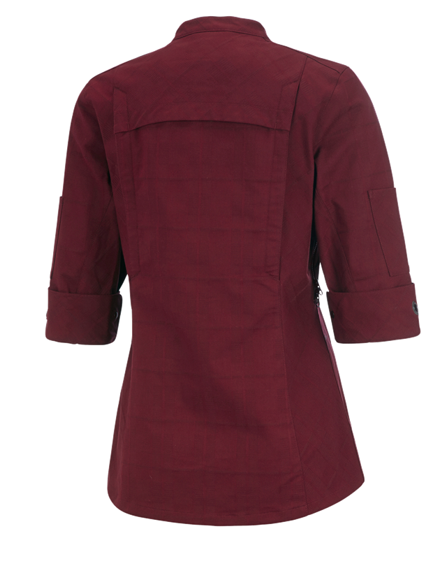 Trička | Svetry | Košile: Pracovní bunda s 3/4 rukávy e.s.fusion, dámská + rubínová 1