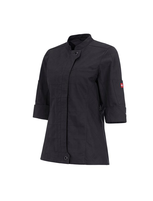 Trička | Svetry | Košile: Pracovní bunda s 3/4 rukávy e.s.fusion, dámská + černá