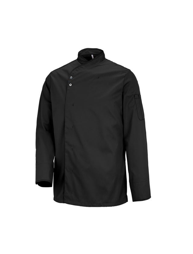 Trička, svetry & košile: Kuchařská bunda Lyon + černá