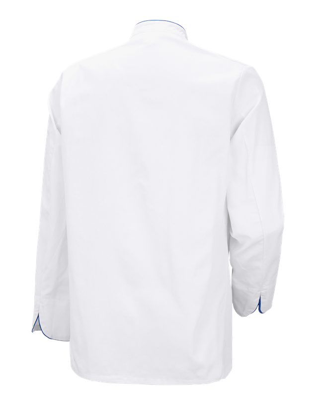 Trička, svetry & košile: Kuchařská bunda Image + bílá/modrá 1