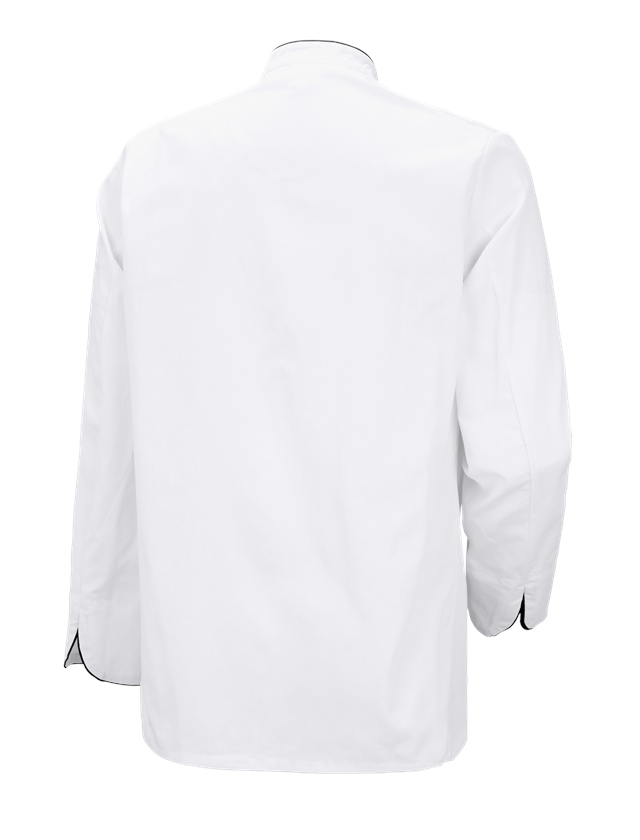 Trička, svetry & košile: Kuchařská bunda Image + bílá/černá 1