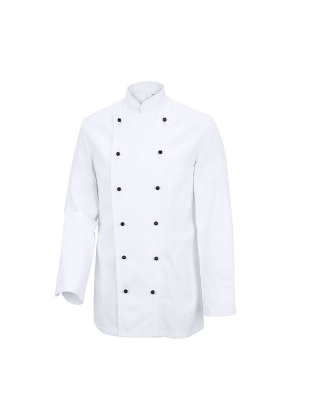 Trička, svetry & košile: Kuchařská bunda Cordoba + bílá