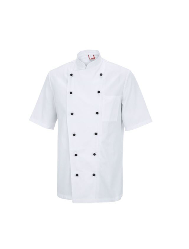 Trička, svetry & košile: Kuchařská bunda Bilbao + bílá